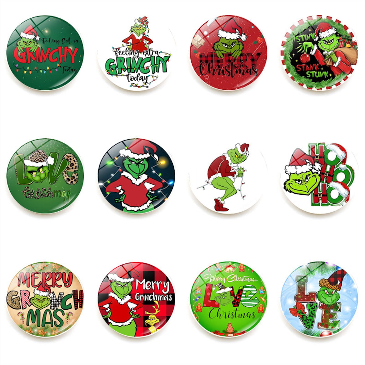 Ímã De Geladeira Hows Grinchs Stoles Christmas 12 Unidades