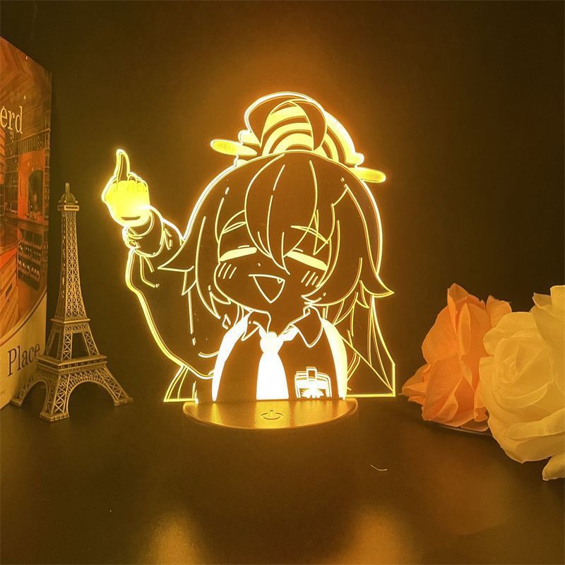 Arquivos 3d Led Night Light Blues Que Mudam De Cor Para Crianças