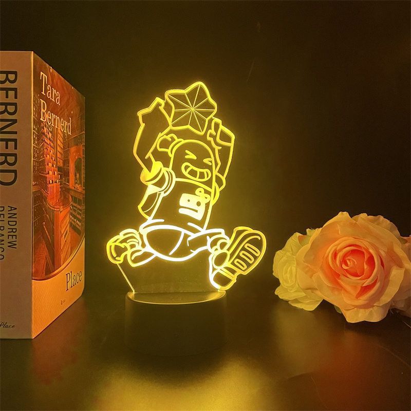 Festas De Salsichas Led 3d Com Luz Noturna Que Muda De Cor Para Crianças