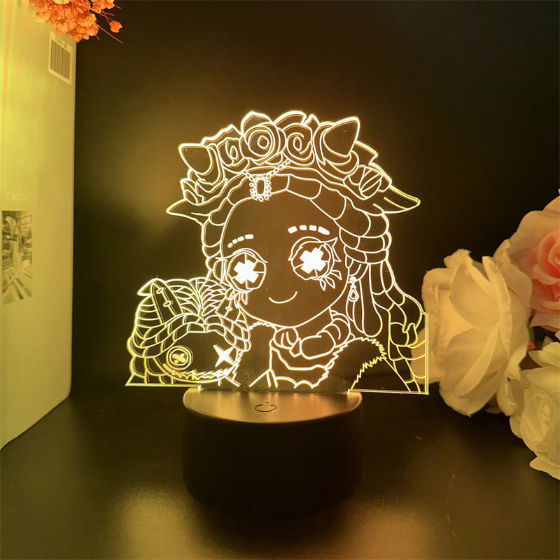 Night Light Identitys Alices Dredges 3d Led Com Mudança De Cor