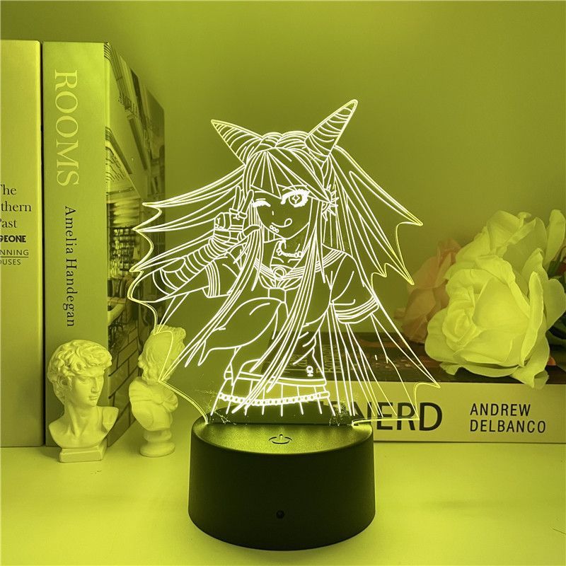 A Luz Noturna Danganronpas Aciona O Led 3d Happys Havocs Miodas Ibukis
