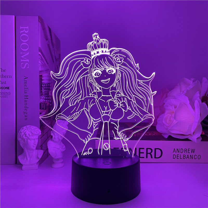 Luz Noturna Led 3d Danganronpas Aciona Happys Havocs Enoshimas Junkos