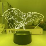 Luz Noturna Lols Ices Phoenix 3d Led Que Muda De Cor Para Crianças