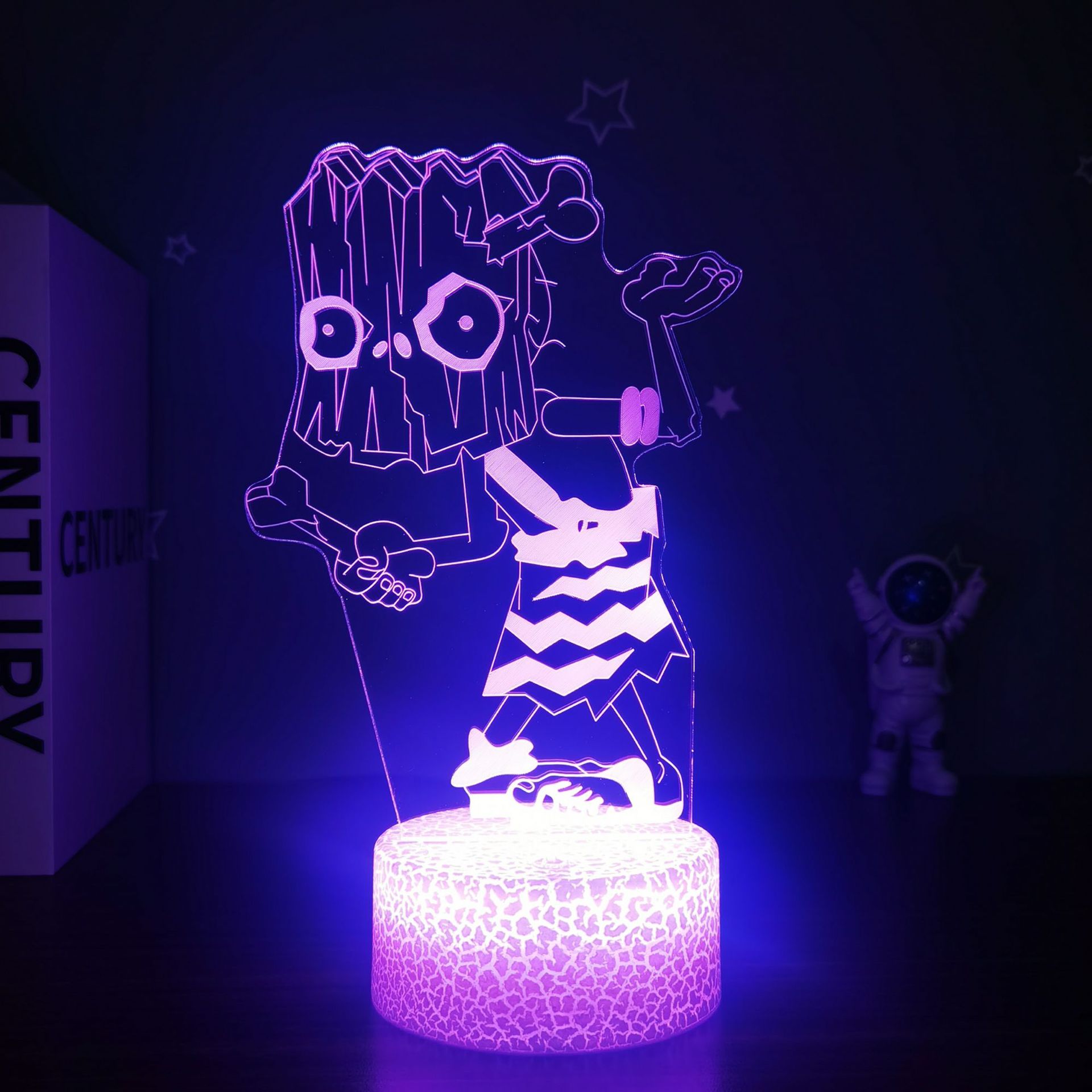 Luz Noturna Led 3d Plants Vs Zombies Jurassic Bullys