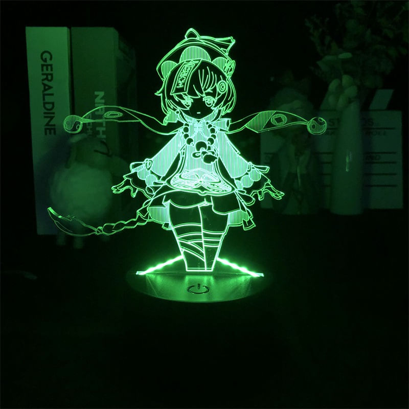 Luz Noturna Led 3d Plants Vs Zombies Que Mudam De Cor Para Crianças