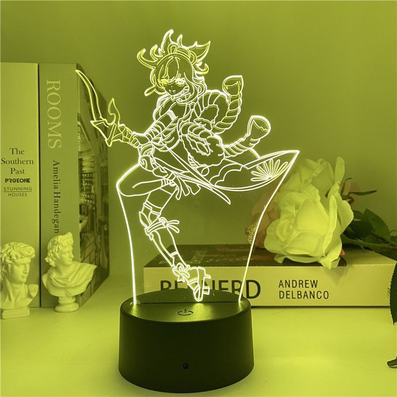 Luz Noturna Led 3d Plants Vs Zombies Yoimiyas Color Changing