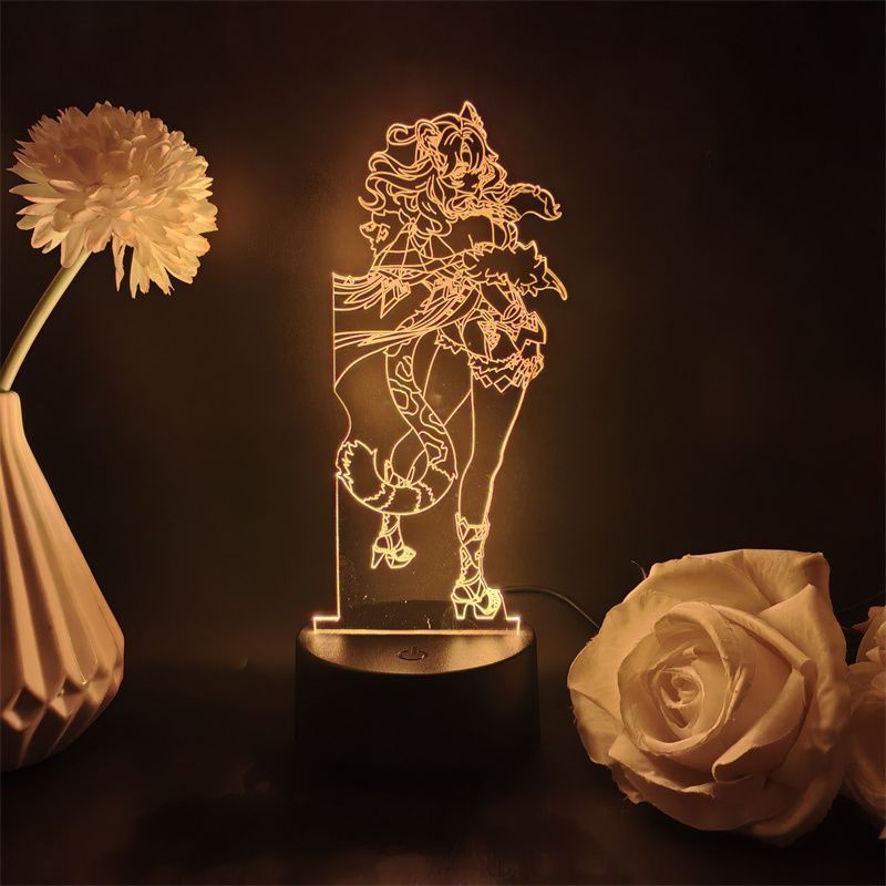 Luz Noturna Led 3d Plants Vs Zombies Xilonens Com Mudança De Cor