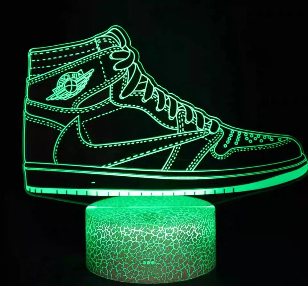 Tênis De Basquete Led 3d Com Luz Noturna Que Muda De Cor