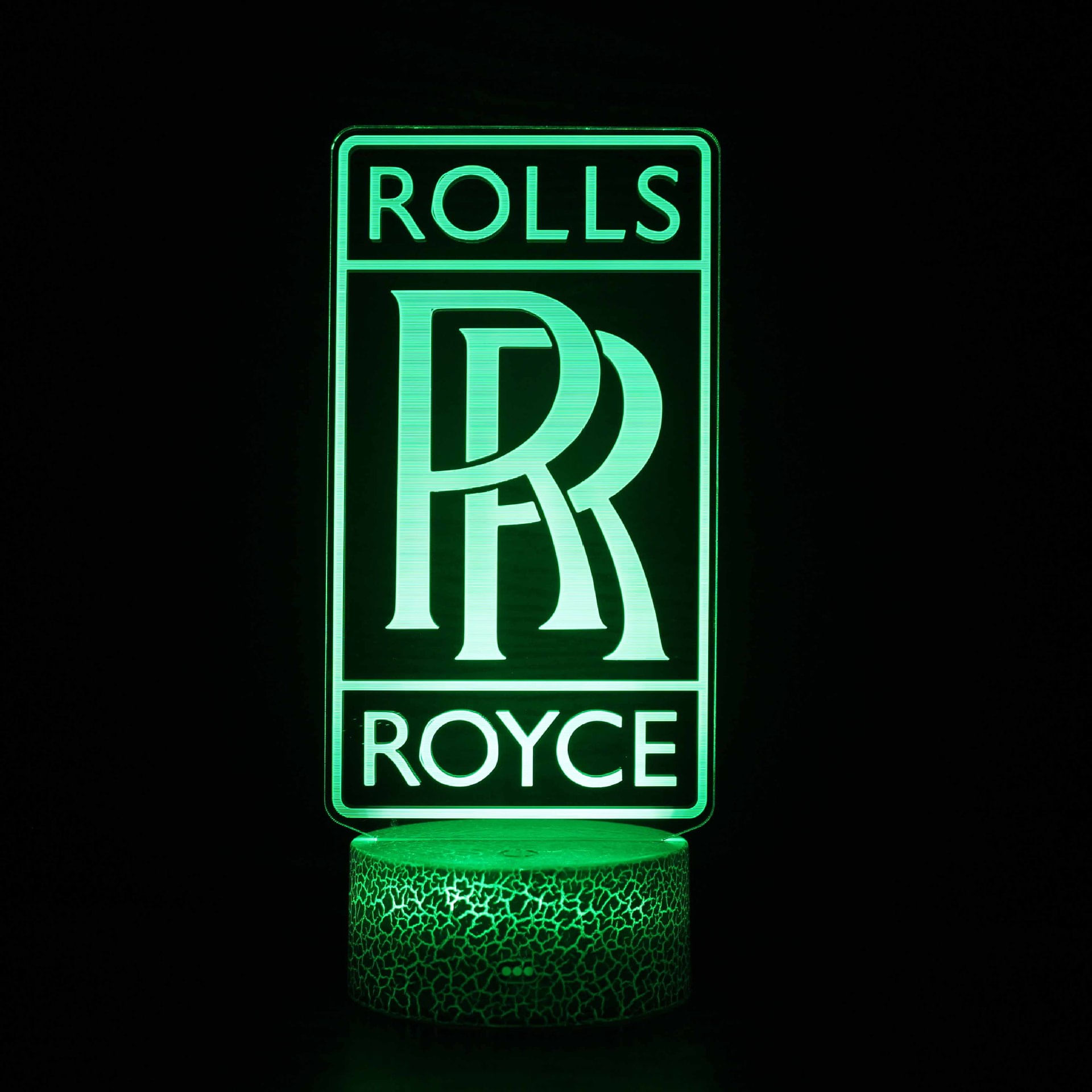 Luz Noturna Led 3d Rolls Royces Color Changing Para Crianças