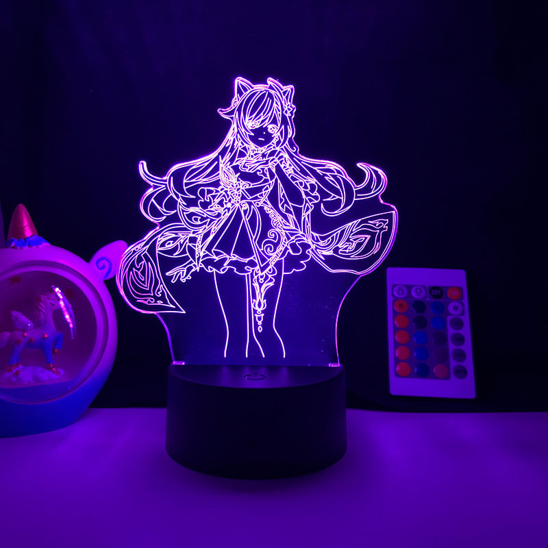 Luz Noturna Led 3d Plants Vs Zombies Keqings Que Muda De Cor