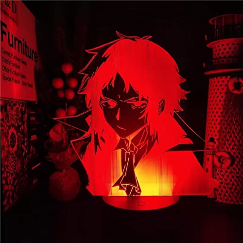 Lámpara 3D Led Multicolor Ryunosuke Akutagawa
