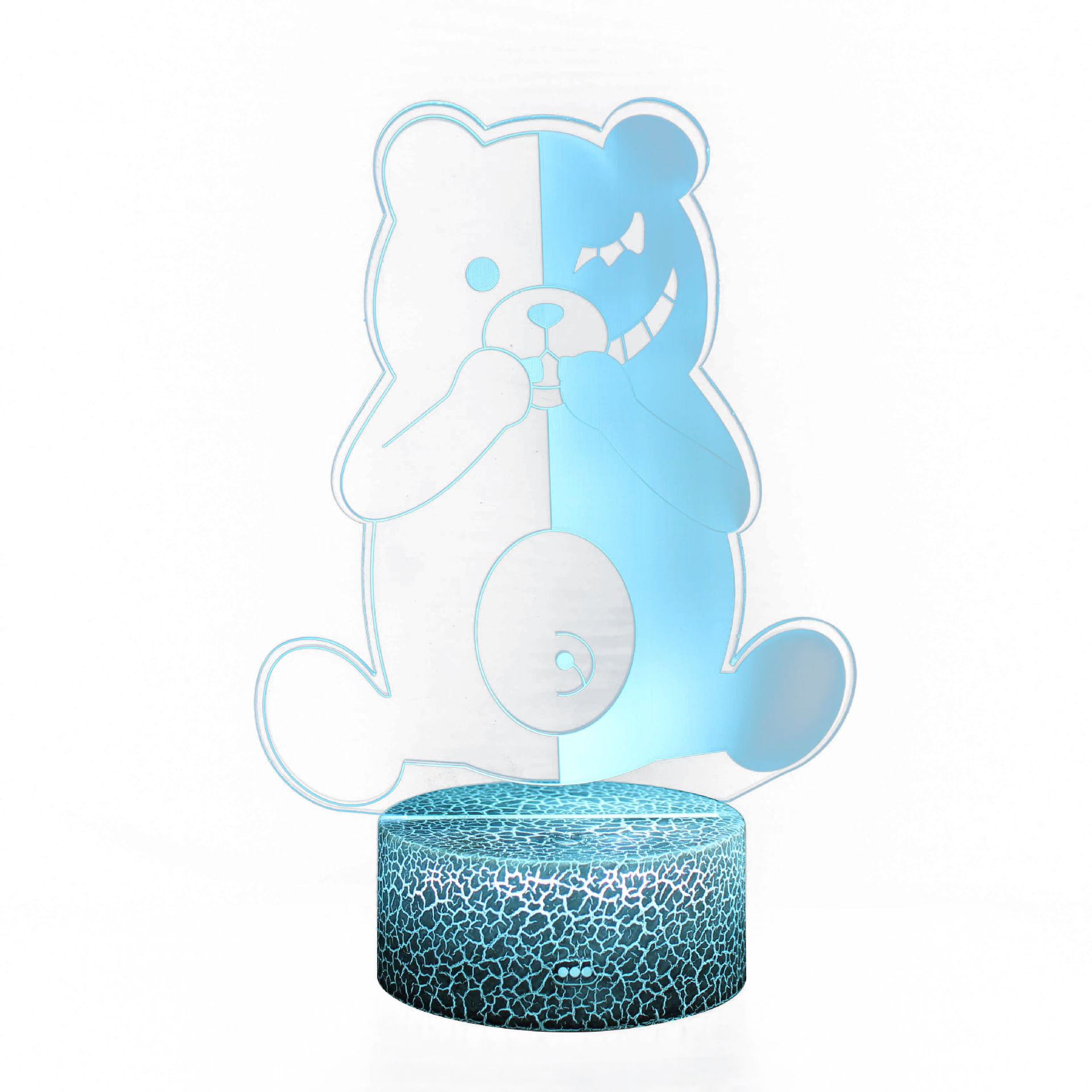 Luz Noturna Led 3d Danganronpas Aciona Happys Havocs Monokumas