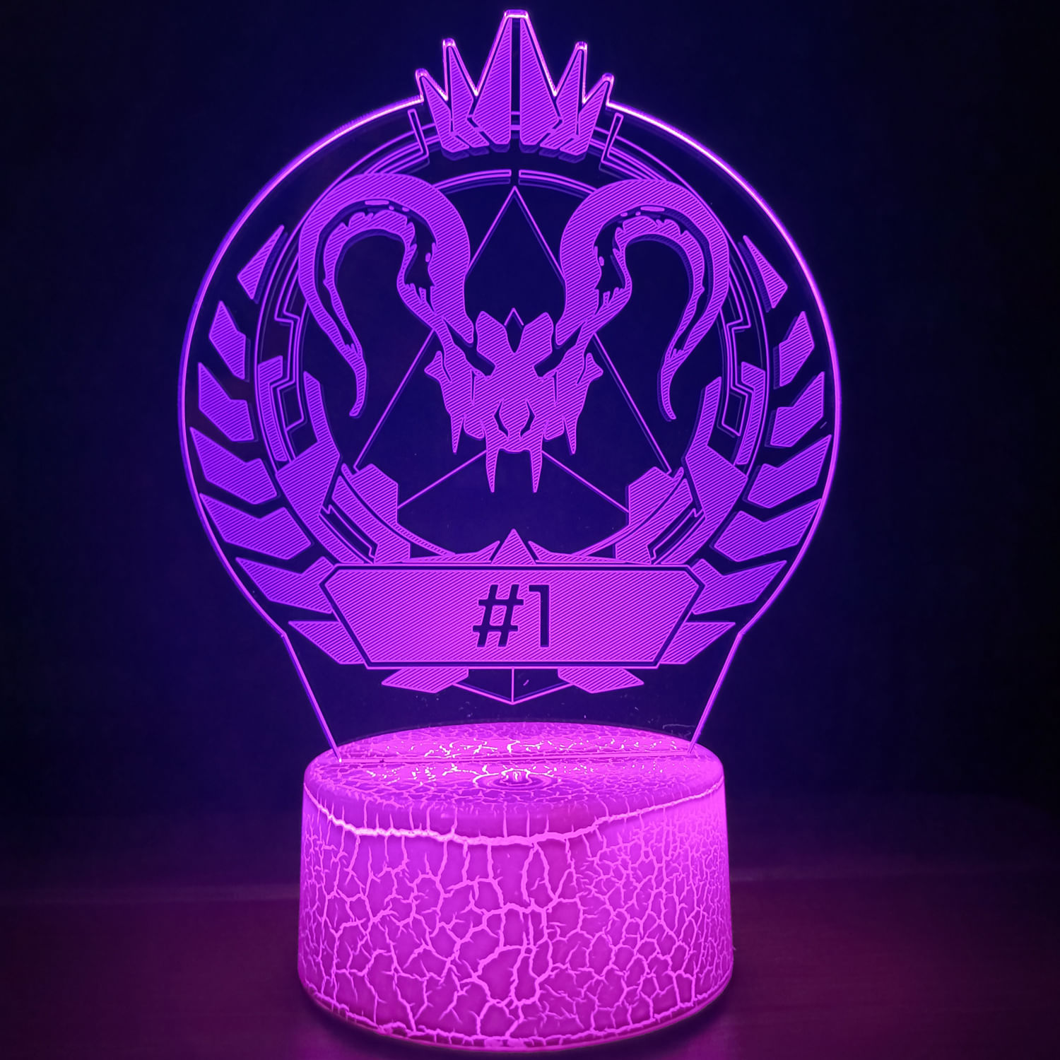 Led Night Light Apex Predators 3d Que Muda De Cor Para Crianças