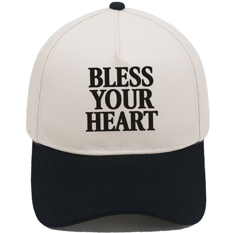 Boné De Beisebol Cotton Trucker Bless Your Heart Para Adultos