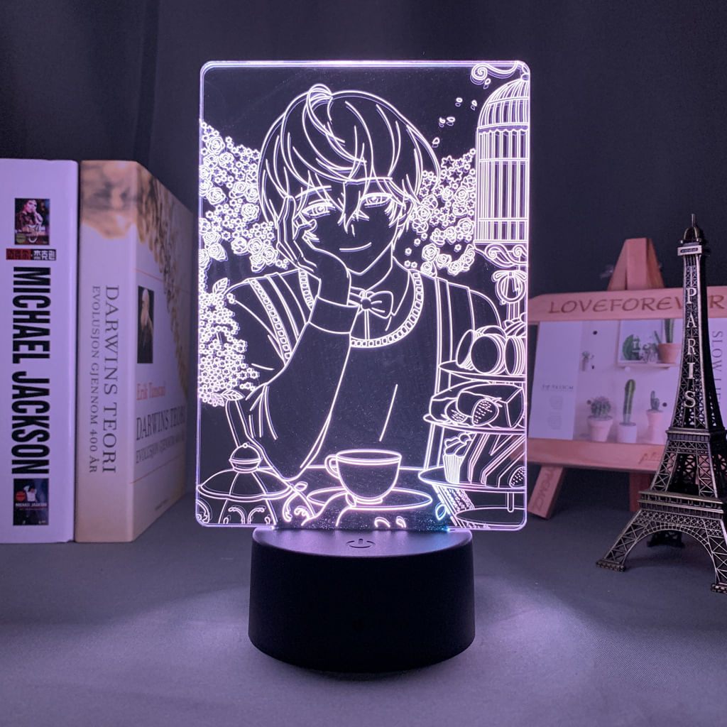 Luz Noturna Led 3d Mystics Messengers Jins Zhixus Color Change