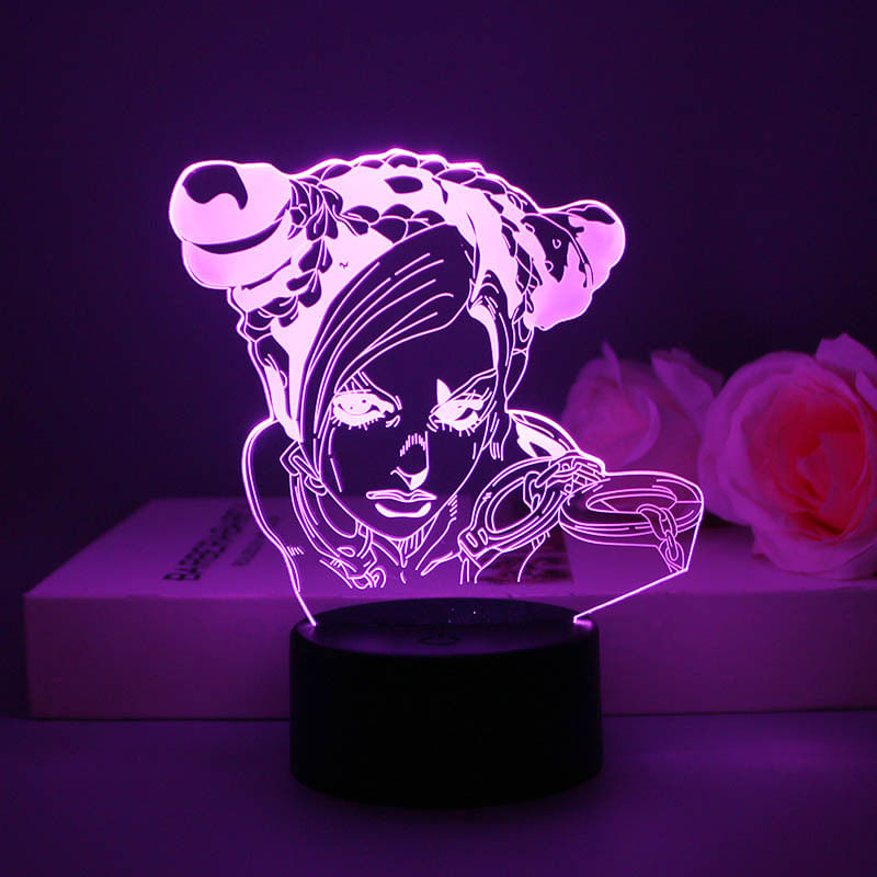 Luz Noturna Led 3d Jojo's Bizarre Adventures Jolyne Cujoh