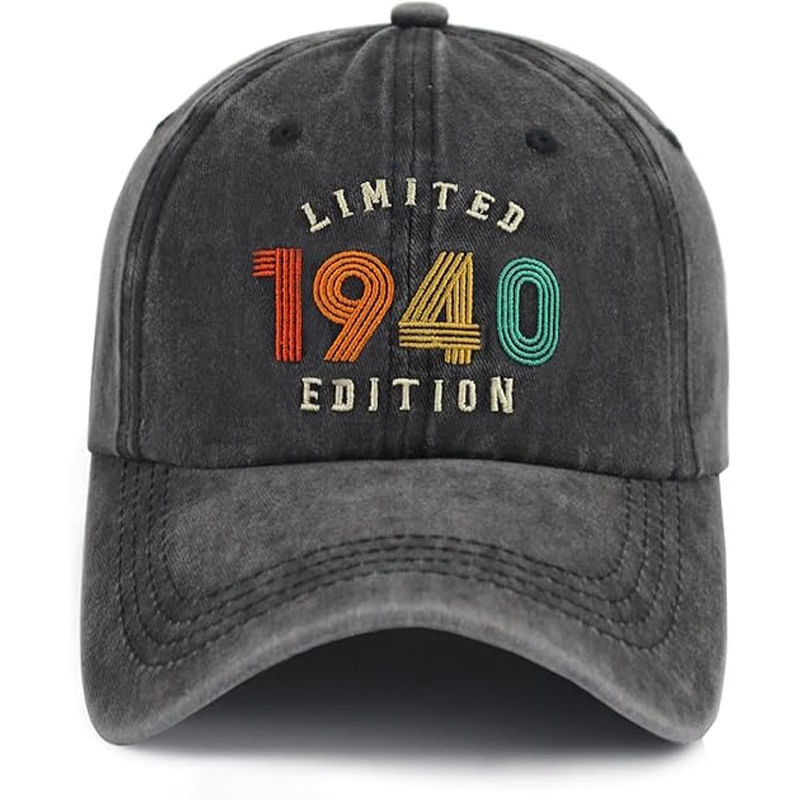 Boné De Beisebol Trucker Cotton Plain Hat 1940, Edição Limitada
