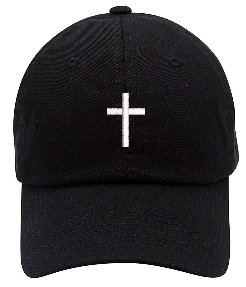 Gorra Tipo Dad De Béisbol Con Logo De Cruz Top Level Apparel Negra