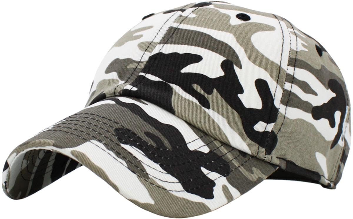Gorra Kbethos Kb-low Cit Clásica De Algodón Ajustable Camuflaje