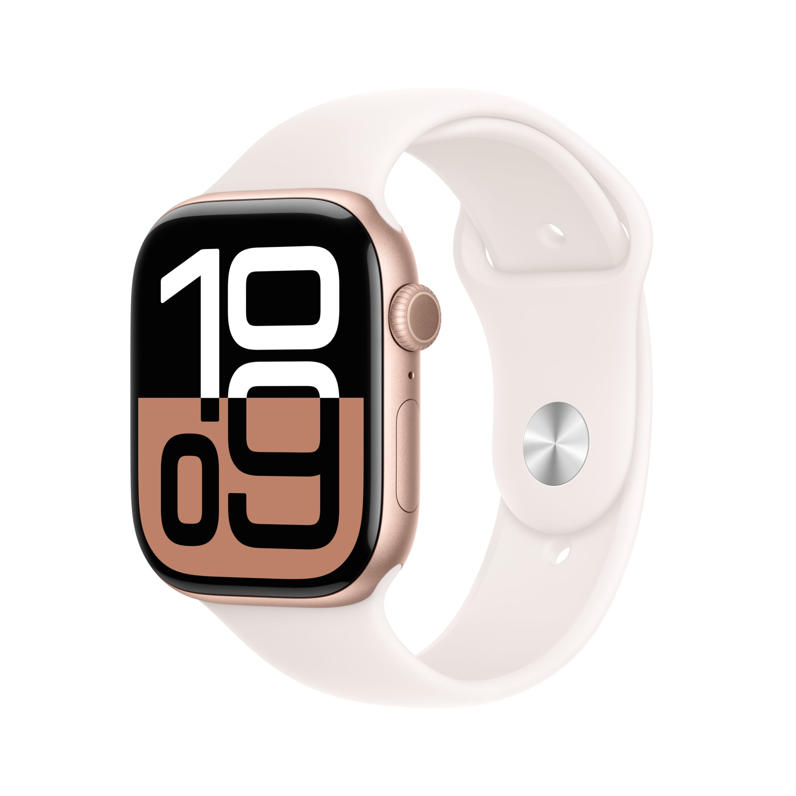 Smartwatch Apple Watch Series 10 Gps 46 Mm Com Estojo Em Ouro Rosa