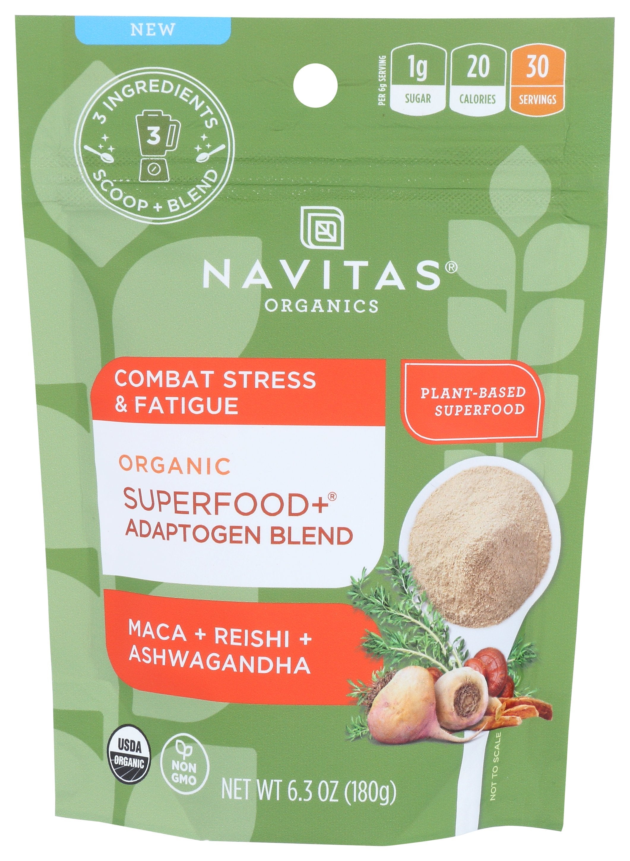 Mistura De Adaptógenos De Superalimentos Navitas Organics