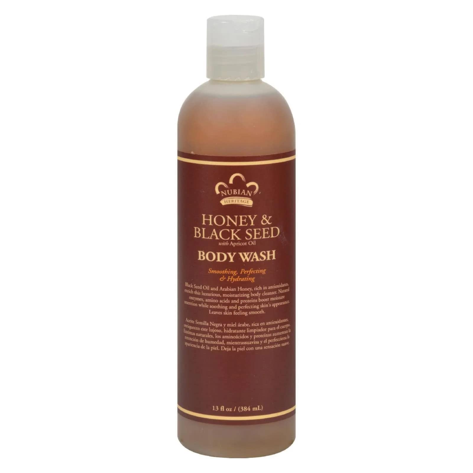 Sabonete Líquido Nubian Heritage Honey And Black Seed 385 Ml
