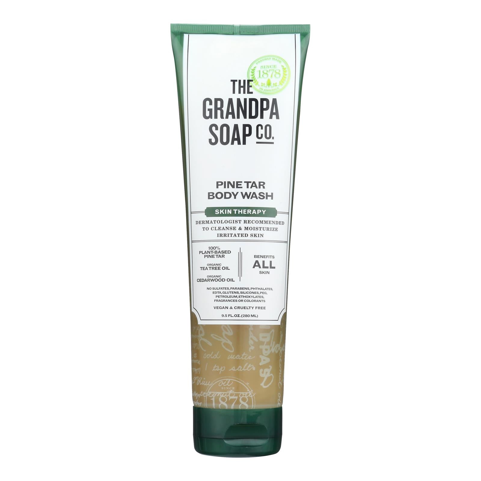 Sabonete Líquido Grandpa Soap Pine Tar 280 Ml Vegano Sem Glúten