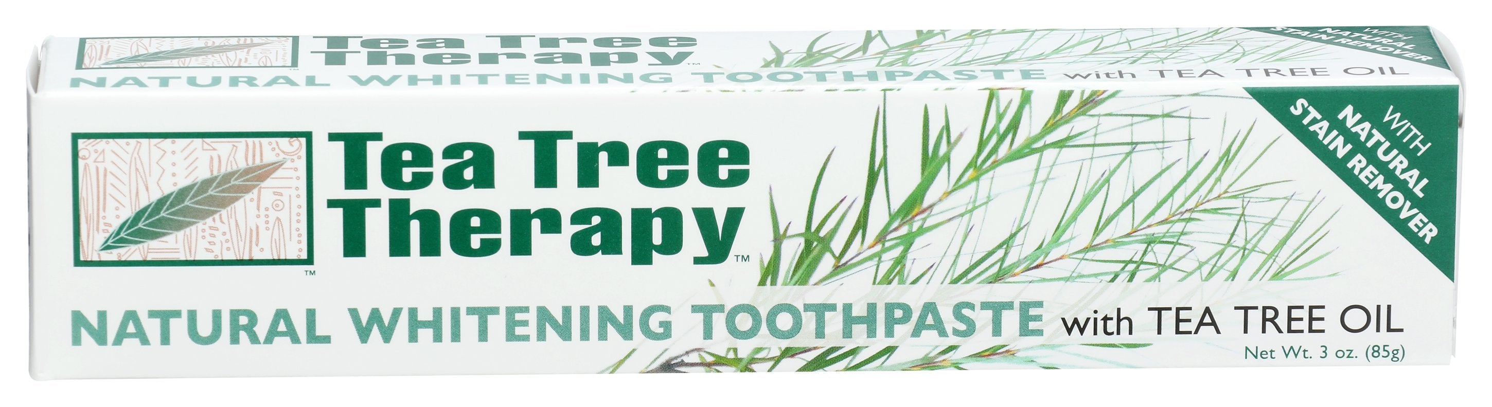 Creme Dental Tea Tree Therapy Tthpste Natural Whitening X3