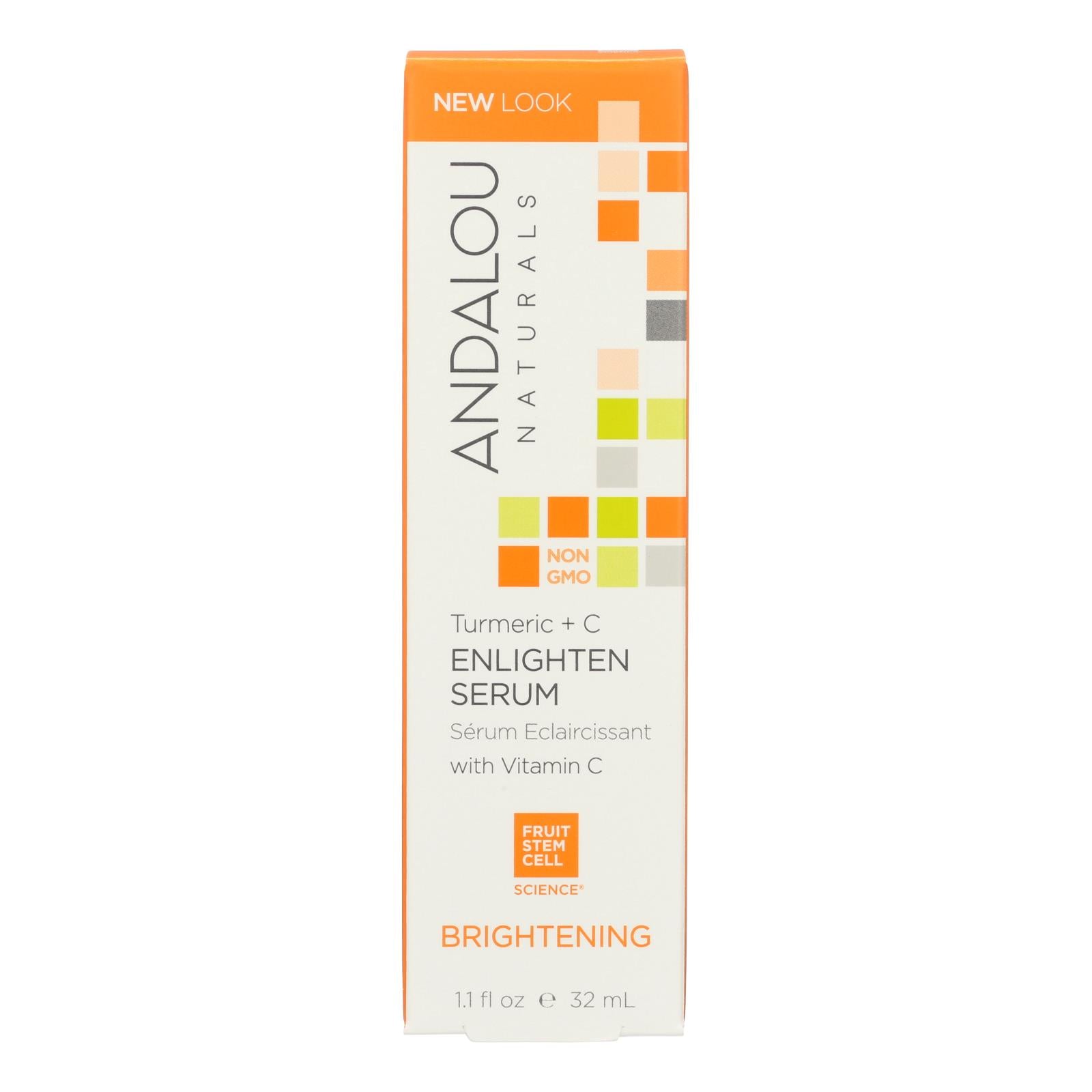 Sérum Andalou Naturals Enlighten Turmeric + C Brightening 30ml