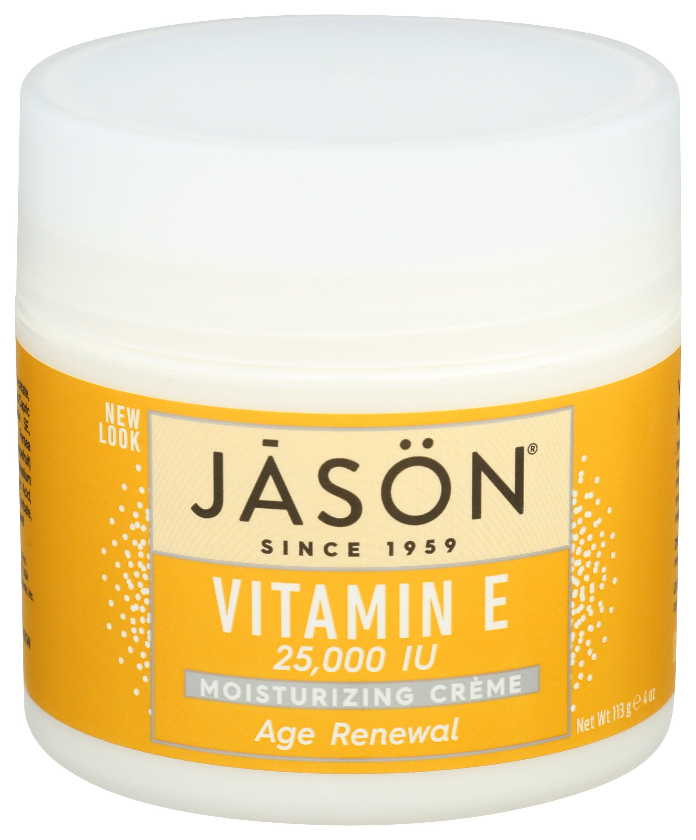 Cream Jason Vtmn E 25000iu, Caixa Com 3 Vitaminas E De Alta Potência