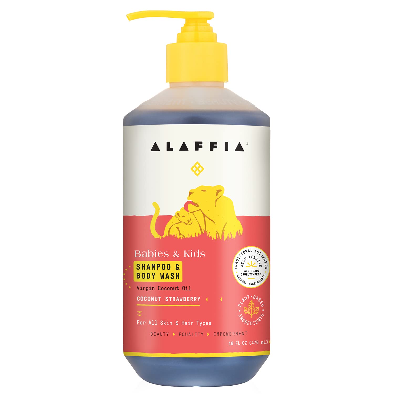 Shampoo E Sabonete Líquido Alaffia Babies And Kids 480 Ml