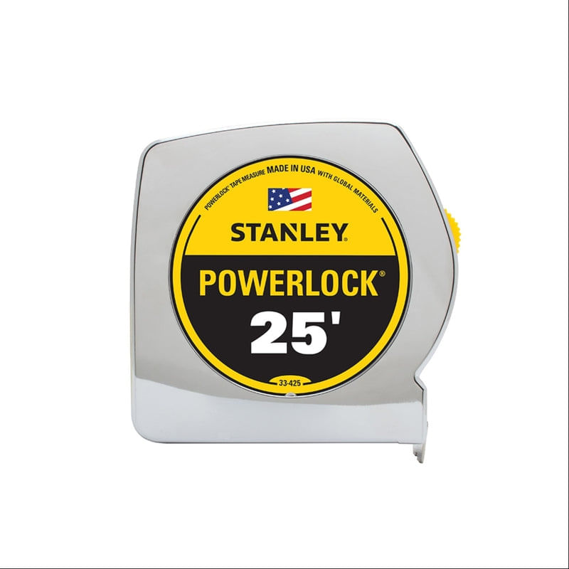 Fita Métrica Stanley Powerlock 7,6 M X 2,5 Cm 1 Pacote [33-425]