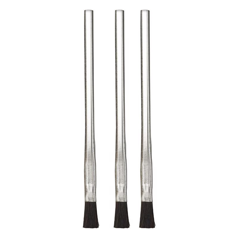 Escova Acid Flux Oatey, 6 Cm L X 1,27 Cm W, Cabelo De Cavalo, Pacote Com 3