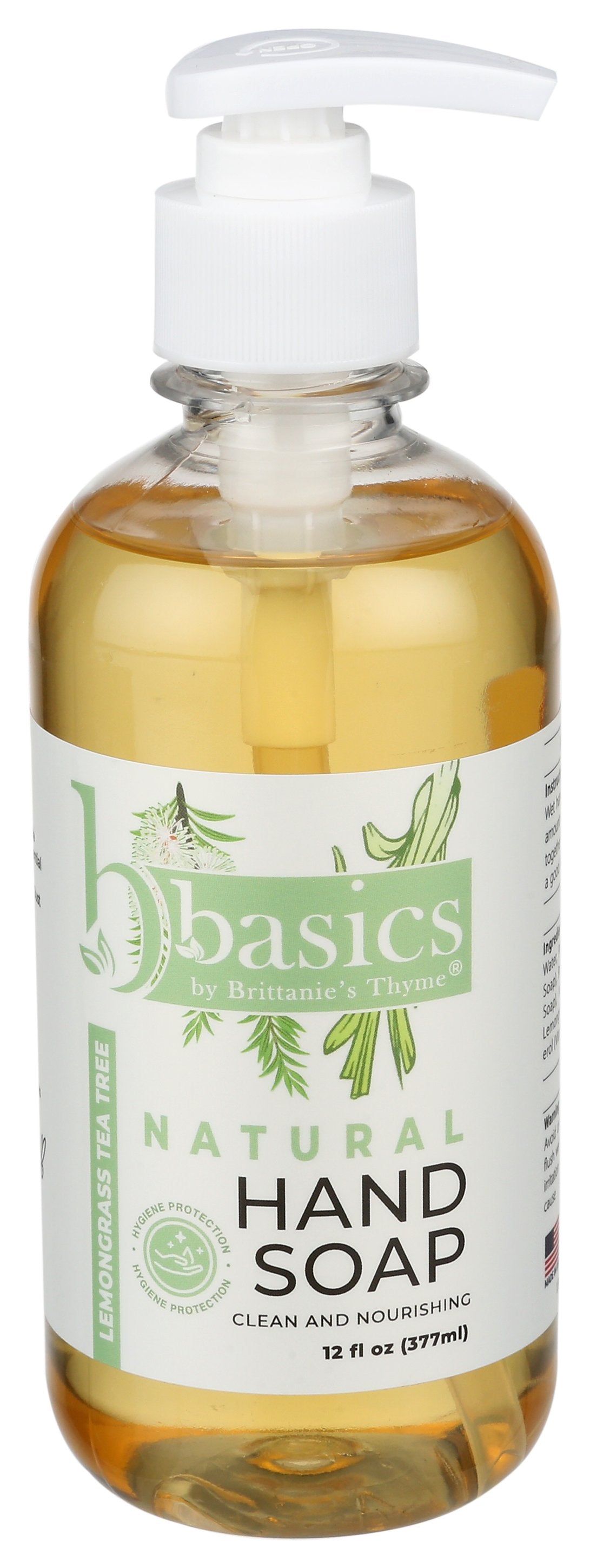 Sabonete Brittanies Thyme Hand Lemongrass Tea Tree