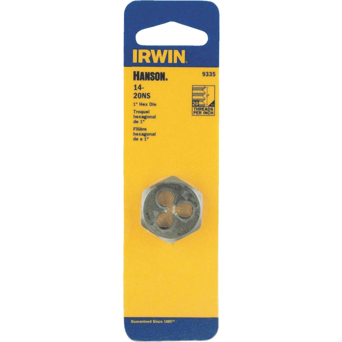 O Irwin Hanson 9335 Flat 14-20ns 1 Hex