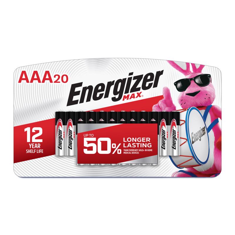 Bateria Energizer Max Premium Aaa Alcalina, Pacote Com 20