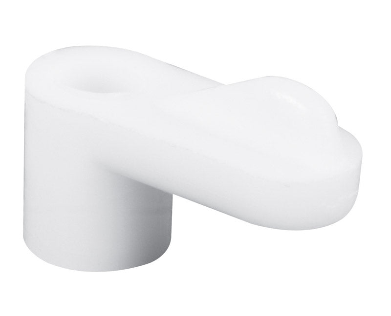 Clipe De Tela Prime-Line Bright White Plastic 3/8 Polegadas, Pacote Com 12 Unidades