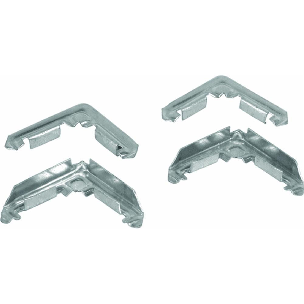 Screen Frame Corner Prime-line Mill Metal, 1 Pacote
