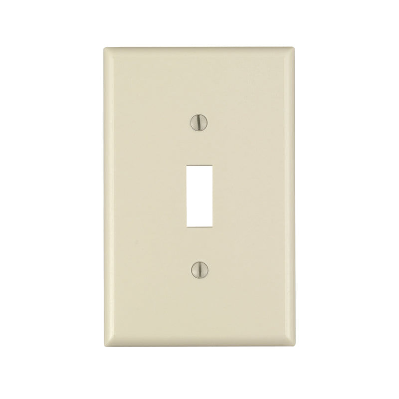 Placa De Parede Leviton Light Almond 1 Gang Thermoset Plastic