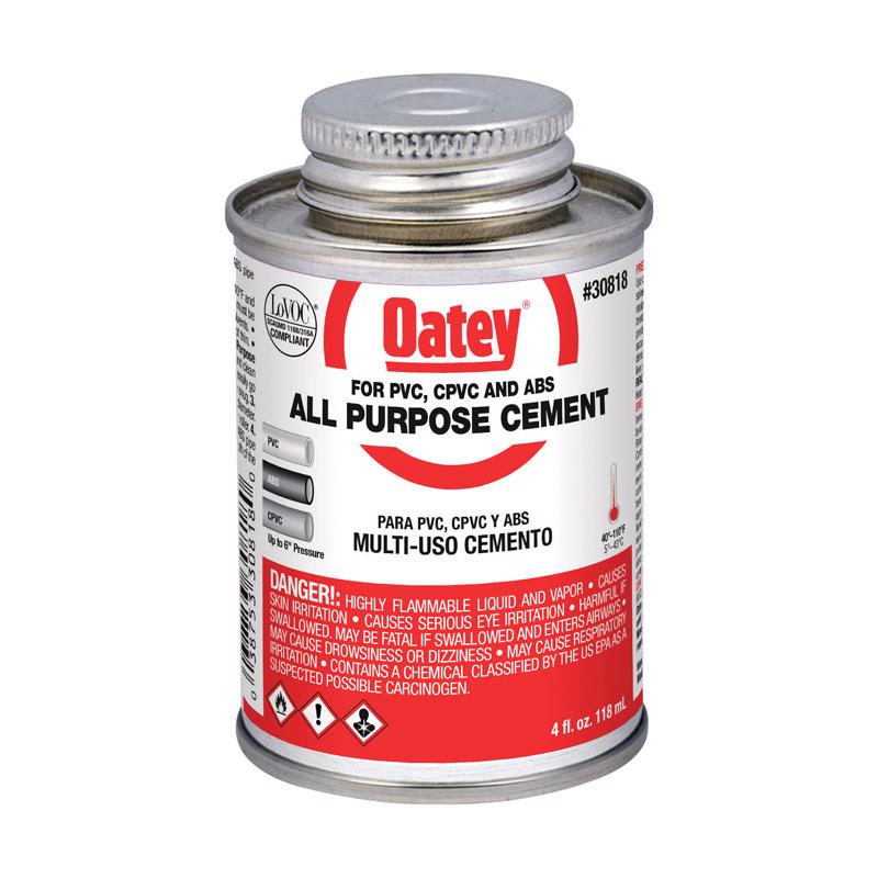 Cement Oatey Clear Multiuso Para Abs/cpvc/pvc 120ml