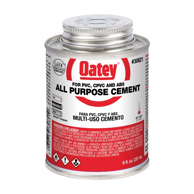 Cement Oatey Clear Multiuso Para Abs/cpvc/pvc 240 Ml