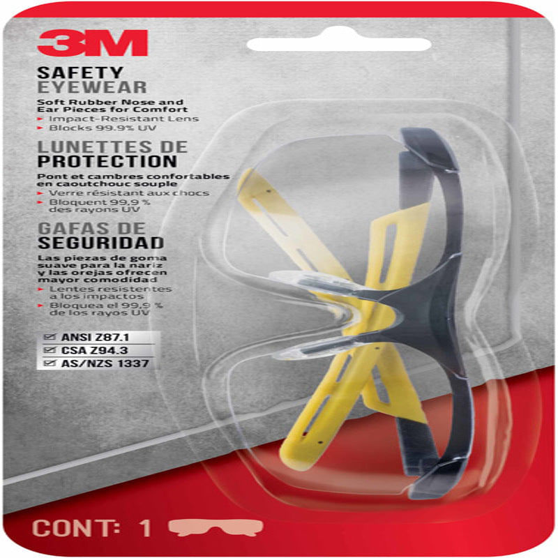 Óculos De Segurança 3M Anti-Fog Classic/Sleek Clear Lens