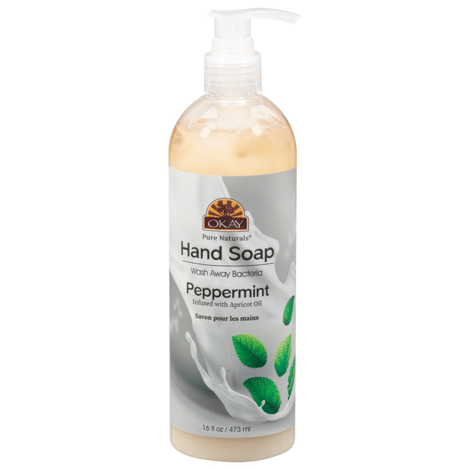Sabonete Para Mãos Okay Pure Naturals Peppermint 473ml