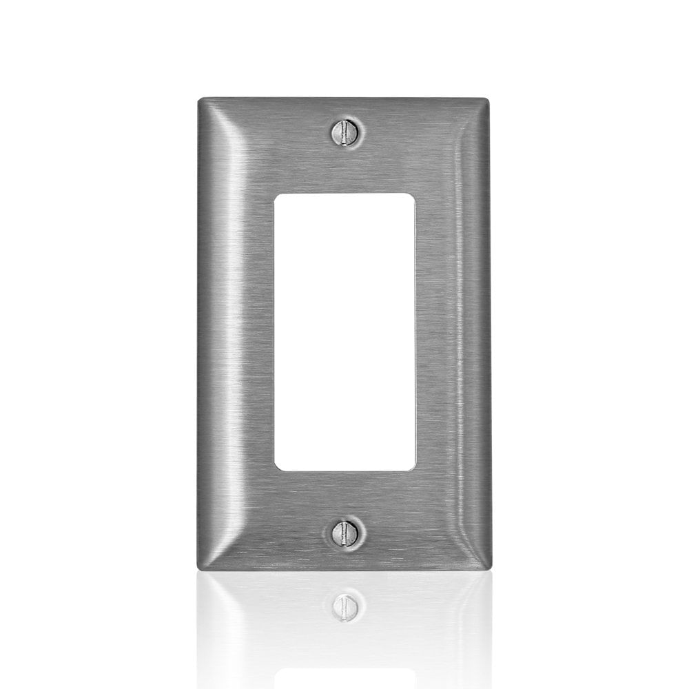 Placa De Parede Leviton Decora Plus/gfci 1-gang Magnetic Stainless