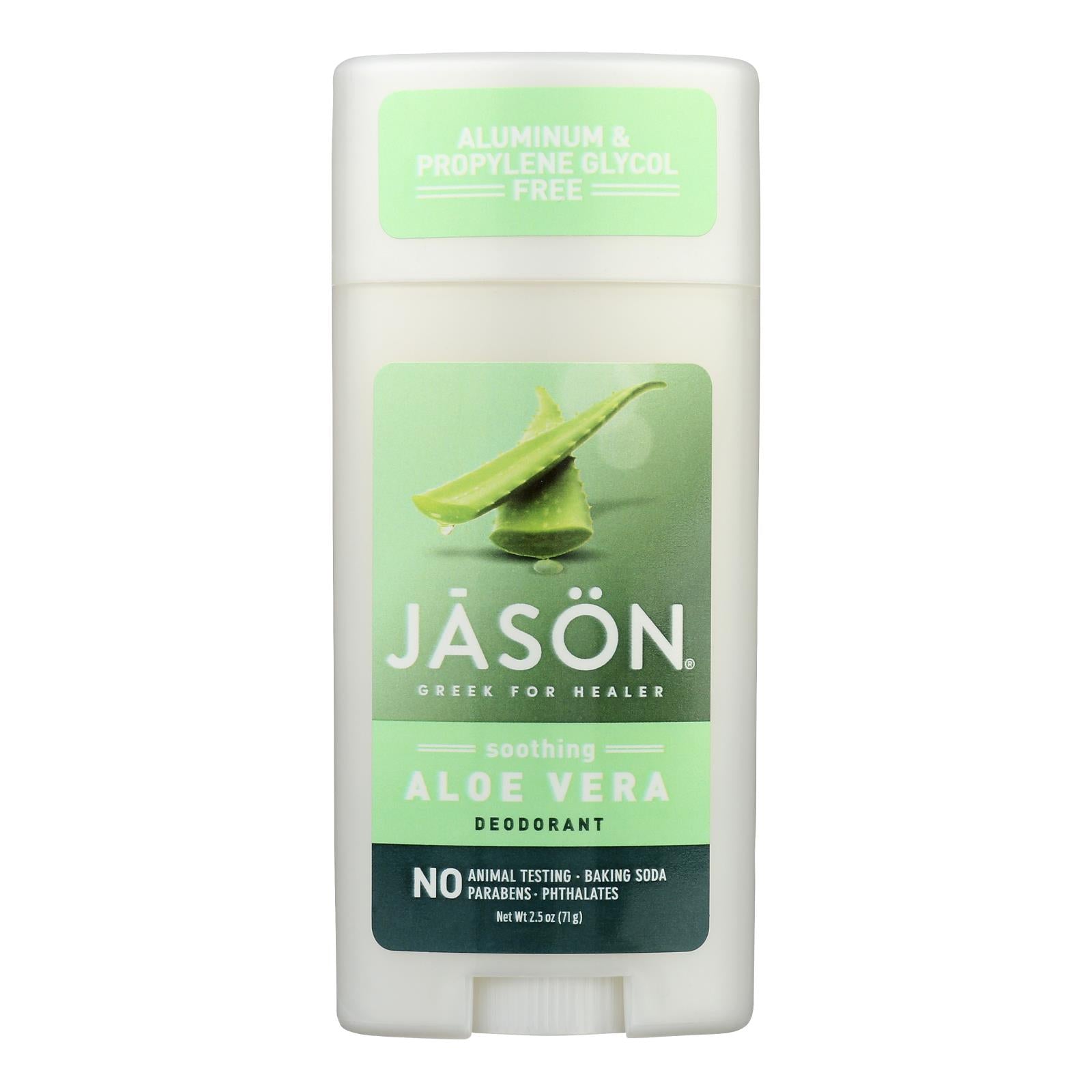 Desodorante Em Bastão Jason Pure Natural Aloe Vera 75ml