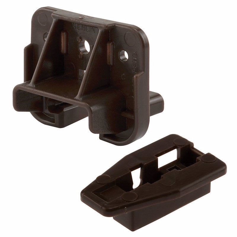 Drawer Track Guide E Glide Prime-line Plastic, Pacote Com 1