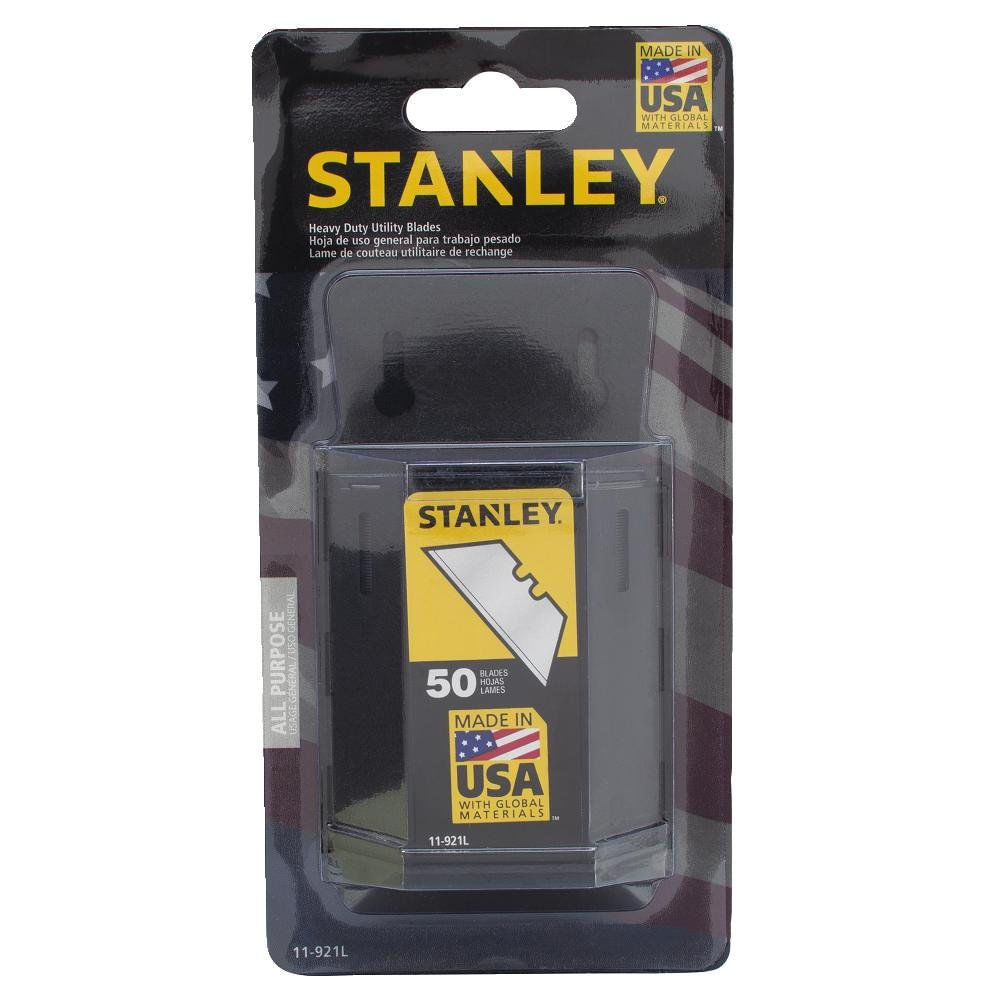 Lâminas Utilitárias Stanley Heavy Duty, Pacote Com 50 (11-921l)