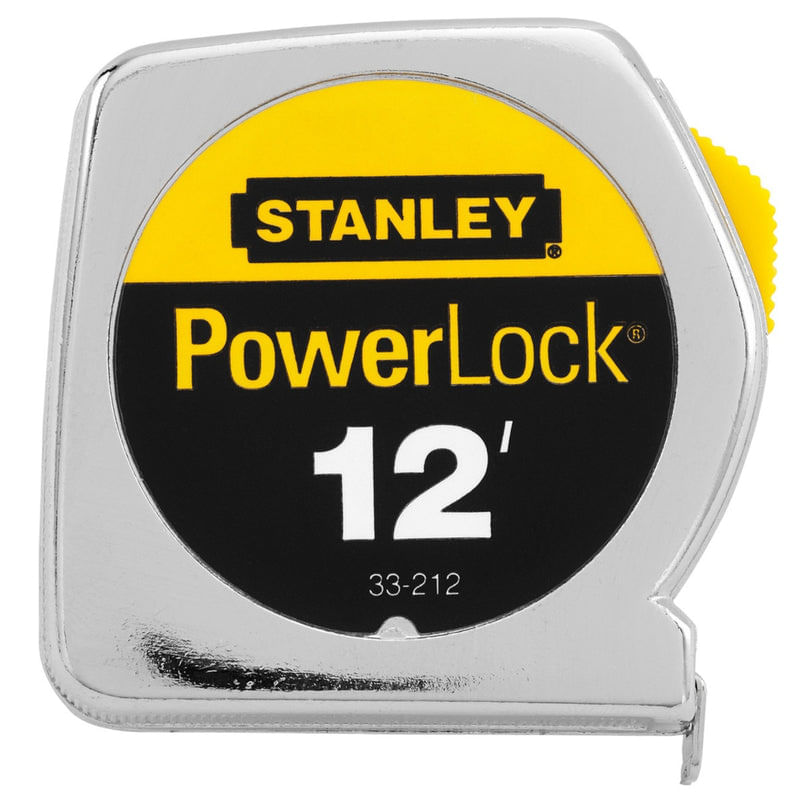 Fita Métrica Stanley Powerlock 3,6 M X 1,3 Cm, 1 Pacote [33-212]