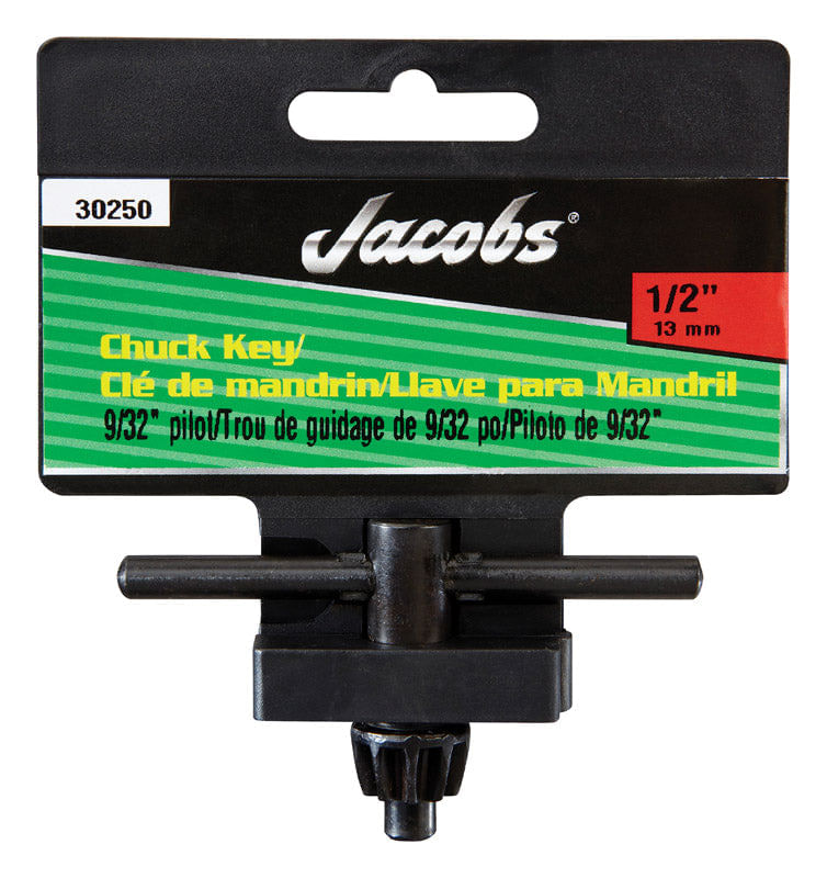 Chuck Key Jacobs T-handle Steel, 1 Peça Por 1/2 Polegada X 9/32 Pol