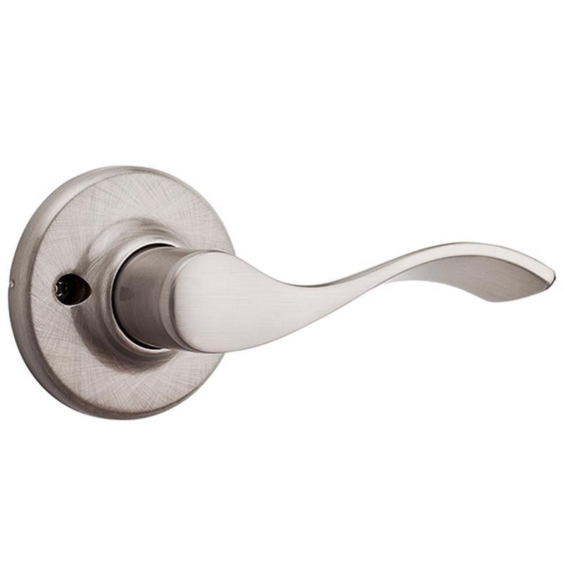 Dummy Lever Kwikset Balboa Satin Nickel Para A Mão Direita